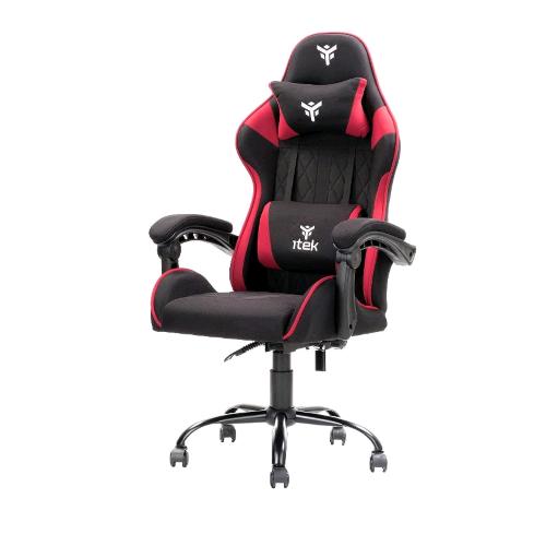 Itek RHOMBUS FF10 — sedia gaming nero/rosso