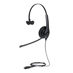 Jabra Biz 1500 — cuffie mono con microfono, connettore QD