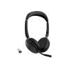 Jabra Evolve2 65 Flex — cuffie stereo UC Bluetooth con adattatore USB-A