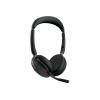 Jabra Evolve2 65 Flex — cuffie stereo MS Bluetooth con adattatore USB-C