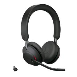 Jabra Evolve2 65 — cuffie wireless stereo, UC, adattatore USB-C, nere