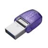 KINGSTON DATA TRAVEL MICRO DUO USB3.2+USB-C 128GB 200MB/S VIOLA SILVER