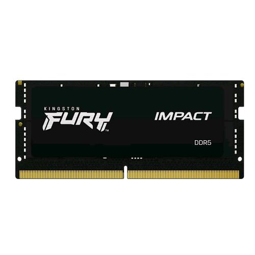 KINGSTON KF548S38IB-16 FURY IMPACT MEMORIA RAM 1x16GB 4.800MHz TIPOLOGIA DDR5 TECNOLOGIA SO-DIMM 262-PIN CL38 NERO