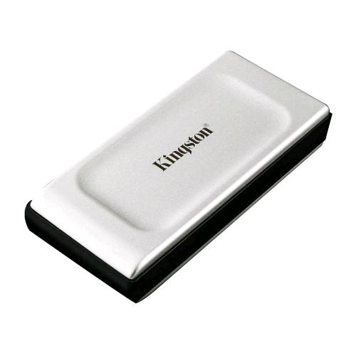 KINGSTON XS2000 SSD 4000GB PORTATILE USB TYPE-C 3.2 VELOCITA' DI LETTURA 2000 MB/S VELOCITA' DI SCRITTURA 2000 MB/S NERO SILVER