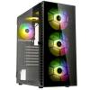 Kolink Observatory HF Glass — case ATX ARGB nero, 6 ventole