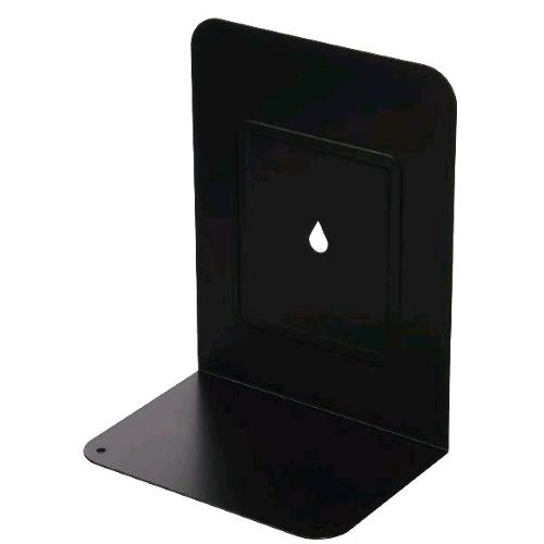 LEBEZ REGGILIBRI A L IN METALLO 13.5X17.5 CM NERO CONF 2 Pz.