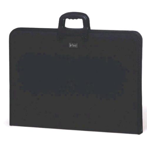 LEBEZ VALIGETTA PORTADISEGNI IN PP 55X38X3 CM NERO