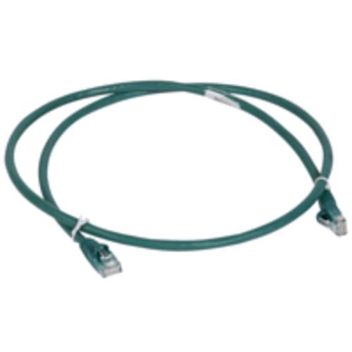 Legrand 051858 — cavo patch RJ45 Cat.6 U/UTP LSZH, 1 m, verde