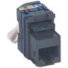 Legrand 033181 — connettore keystone RJ45 Cat.6 UTP, grigio antracite RAL 7016