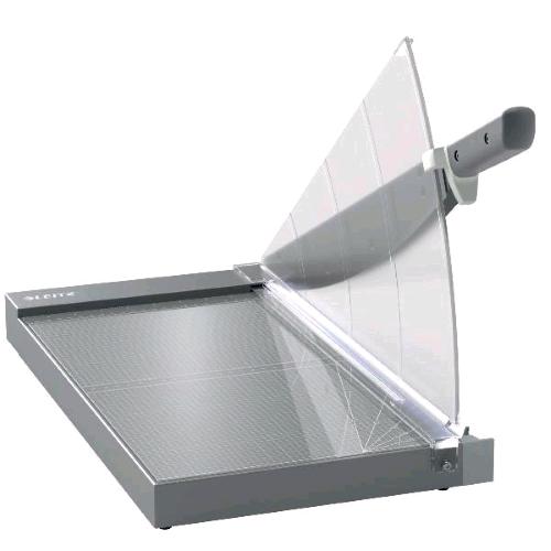LEITZ GHIGLIOTTINA OFFICE PRO A3+ 29.9X61.6X3.42 CM CAPACITA' 70 FOGLI LUNGHEZZA TAGLIO 42 CM PIANO IN VETRO