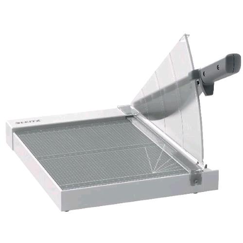 LEITZ HOME A4 GHIGLIOTTINA A LEVA LUNGHEZZA TAGLIO 305 mm PIANO IN LEGNO LAMINATO CAPACITA' 8 FOGLI ANTRACITE