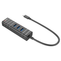 Lindy 43249 — hub USB-C con 3 porte USB-A e Gigabit Ethernet