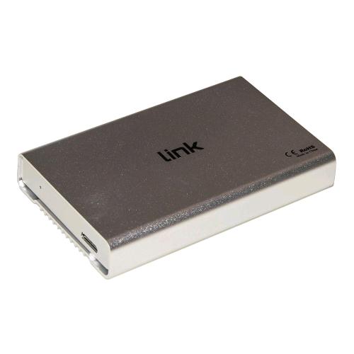 LINK LKLOD254 — box SATA 2,5 pollici USB 3.0, argento