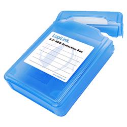 LogiLink UA0133 — custodia protettiva per HDD 3,5 pollici, blu