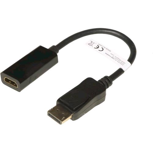 LINK LKADAT210 — adattatore DisplayPort / HDMI 4K, nero