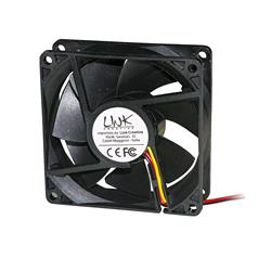 LINK LKV8025 — ventola 80 mm, 12 V, 3 pin