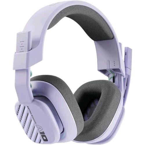LOGITECH ASTRO GAMING A10 GEN 2 CUFFIE GAMING CABLATE OVER-EAR CON MICROFONO FLIP-TO-MUTE DRIVER 32mm JACK 3.5mm LILLA