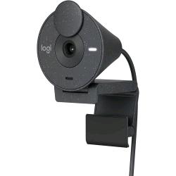 LOGITECH BRIO 300 WEBCAM 2MP FULL HD CON OTTURATORE PRIVACY MICROFONO CON RIDUZIONE DEL RUMORE CERTIFICATA PER ZOOM, MICROSOFT TEAMS, GOOGLE MEET, CORREZIONE AUTOMATICA DELLA LUCE USB-C GRAFITE