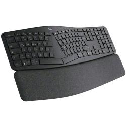 Logitech ERGO K860 for Business, tastiera ergonomica Bluetooth e Logi Bolt, QWERTY italiano, grafite