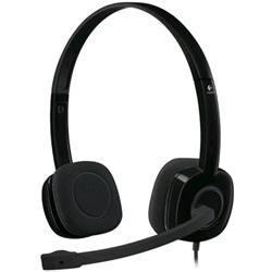 LOGITECH H151 CUFFIE CON MICROFONO CAVO 1.8MT JACK 3.5MM COLORE NERO