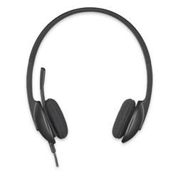 LOGITECH H340 USB HEADSET CUFFIE CON MICROFONO CAVO 1.8MT USB COLORE NERO