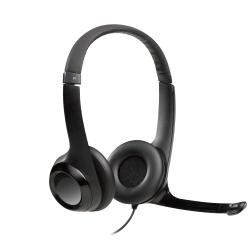LOGITECH H390 CUFFIA CON CAVO E MICROFONO PER PC/PORTATILE AURICOLARI STEREO MICROFONO CON CANCELLAZIONE DEL RUMORE USB-A NERO