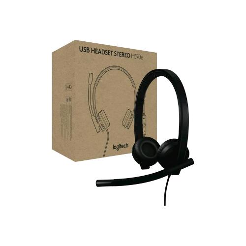 Logitech H570e Teams, cuffia stereo USB-A con microfono