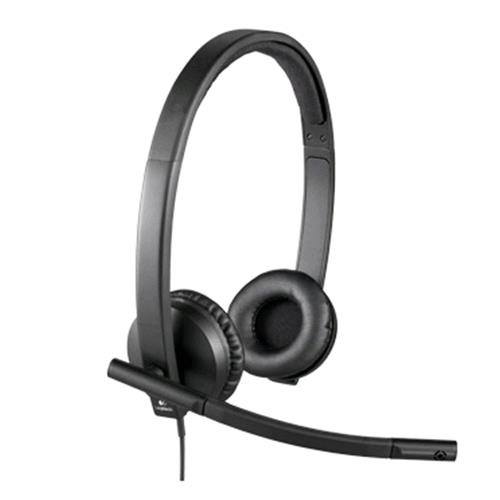 Logitech H570e UC Stereo, cuffia USB-A con microfono e cavo 1,9 m