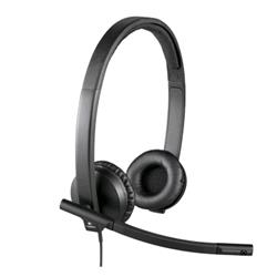 Logitech H570e UC Stereo, cuffia USB-A con microfono e cavo 1,9 m