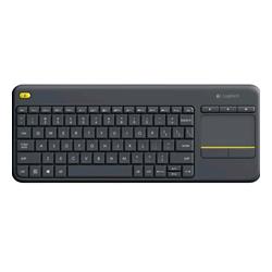 LOGITECH K400 PLUS TASTIERA WIRELESS LAYOUT ITALIANO CON TOUCHPAD INTEGRATO COLORE NERO