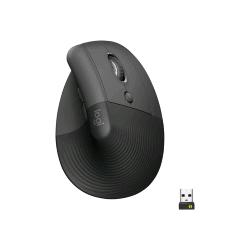 LOGITECH LIFT VERTICAL ERGONOMIC MOUSE MOUSE VERTICALE ERGONOMICO WIRELESS 6 PULSANTI CON RICEVITORE USB GRAPHITE