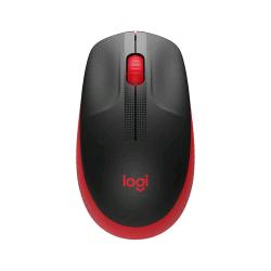Logitech M190, mouse ottico wireless, 1.000 DPI, 3 pulsanti, rosso