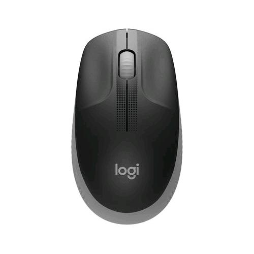 LOGITECH M190 MOUSE WIRELESS OTTICO 1.000 DPI 3 TASTI AMBIDESTRO NERO GRIGIO