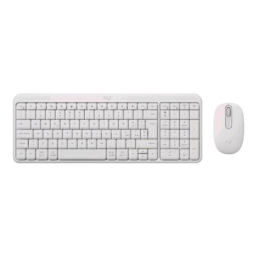 LOGITECH MK 250 SET TASTIERA E MOUSE SENZA FILI BLUETOOTH LE QWERTY ITALIANA BIANCO