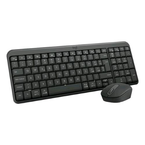 Logitech MK250, kit tastiera e mouse Bluetooth, QWERTY italiano, grafite