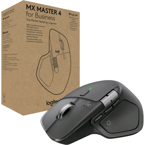 LOGITECH MX MASTER 4 FOR BUSINESS MOUSE WIRELESS SILENZIOSO MAGSPEED 8.000 DPI USB-C GRAPHITE
