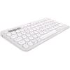LOGITECH PEBBLE KEYS 2 K380S TASTIERA BLUETOOTH MULTIDISPOSITIVO CON TASTI SCELTA RAPIDI PERSONALIZZABILI EASY SWITCH QWERTY ITALIANO BIANCO