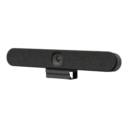Logitech Rally Bar Huddle — barra per videoconferenze 4K con videocamera PTZ digitale e 6 microfoni