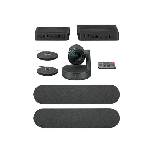 Logitech Rally Plus, kit per videoconferenza Ultra HD 4K con zoom HD 15x