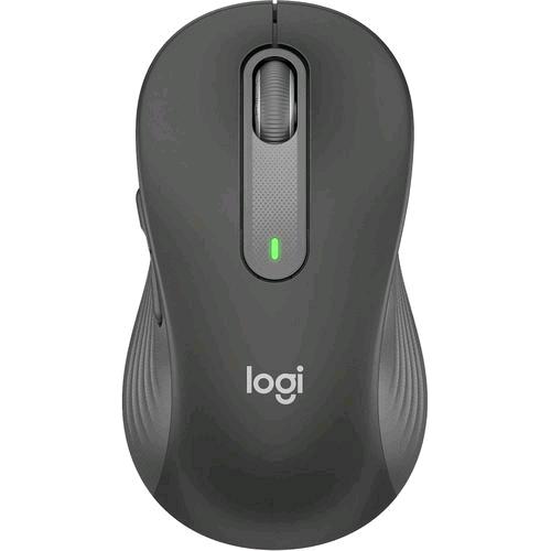 Logitech Signature M650 L, mouse wireless Bluetooth e Logi Bolt, 5 pulsanti, fino a 4.000 DPI, grafite