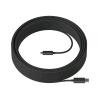 LOGITECH STRONG CAVO USB TIPO A (M) A 24 PIN USB-C (M) USB 3.1 10 MT GRAFITE