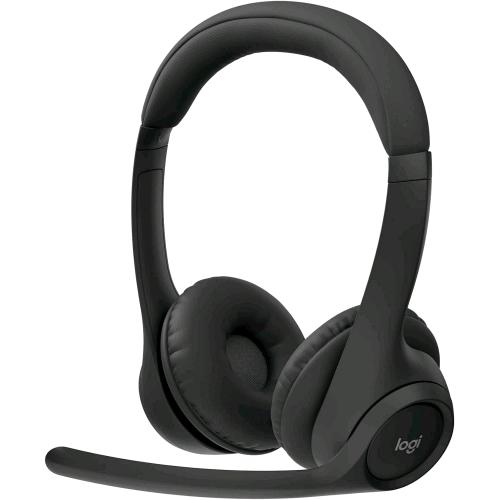 LOGITECH ZONE 300 CUFFIA CON MICROFONO WIRELESS BLUETOOTH, CANCELLAZIONE DEL RUMORE NERO