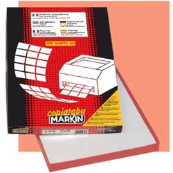 MARKIN 210A420 CONFEZIONE 1.200 ETICHETTE AUTOADESIVE 72x63.5 MM COLORE BIANCO FINITURA OPACA