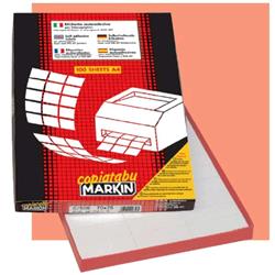 MARKIN 210C525 CONF 800 ETICHETTE 37x210 MM AUTOADESIVE COLORE BIANCO FINITURA OPACA