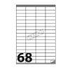 MARKIN ETICHETTE ADESIVE 52X16.9 mm BIANCO CONF 6800 Pz.