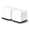 MERCUSYS HALO H50G (2-PACK) ROUTER WIRELESS AC1900 WHOLE-HOME DUAL BAND Mesh 3 PORTE GIGABIT x UNITA' 3 ANTENNE INTERNE 2 PZ. BIANCO