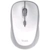 MOUSE TRUST Yvi+ SILENT WIRELESS MOUSE OTTICO SILENZIOSO 2.4GHz AMBIDESTRO 16.00DPI 4 TASTI BIANCO