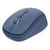 MOUSE TRUST Yvi+ SILENT WIRELESS MOUSE OTTICO SILENZIOSO 2.4GHz AMBIDESTRO 16.00DPI 4 TASTI DARK BLUE