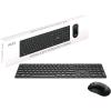 MSI FORGE K210 Wireless Combo, tastiera italiana e mouse wireless 1600 DPI, nero