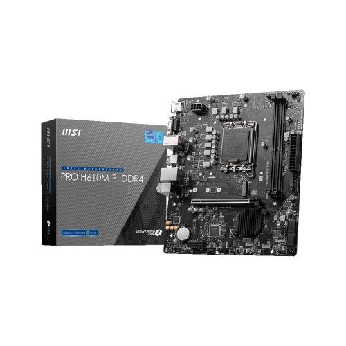 MSI PRO H610M-E DDR4 SCHEDA MADRE INTEL H610 LGA 1700 MICRO ATX